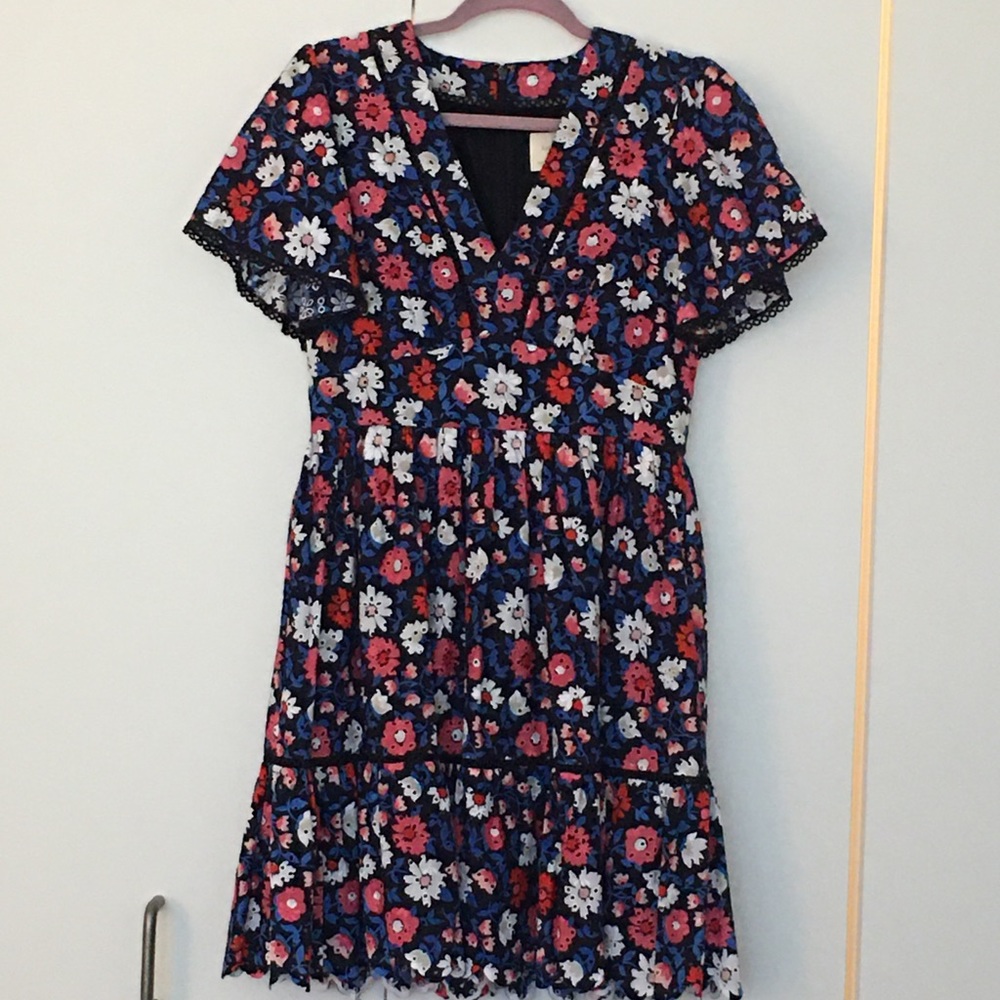 Kate Spade broderie multicolor dress